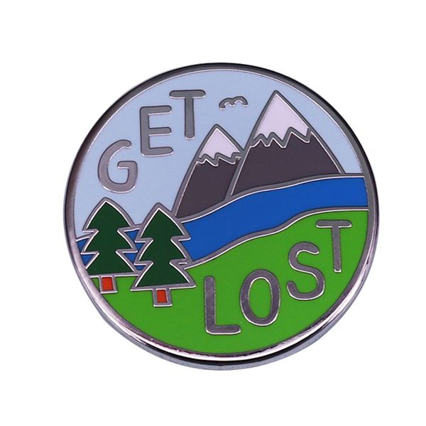 get lost it's time for an adventure this fun large button badge is perfect for explorers and hikers, Blue
get lost it's time for an adventure this fun large button badge is perfect for explorers and hikers, Blue