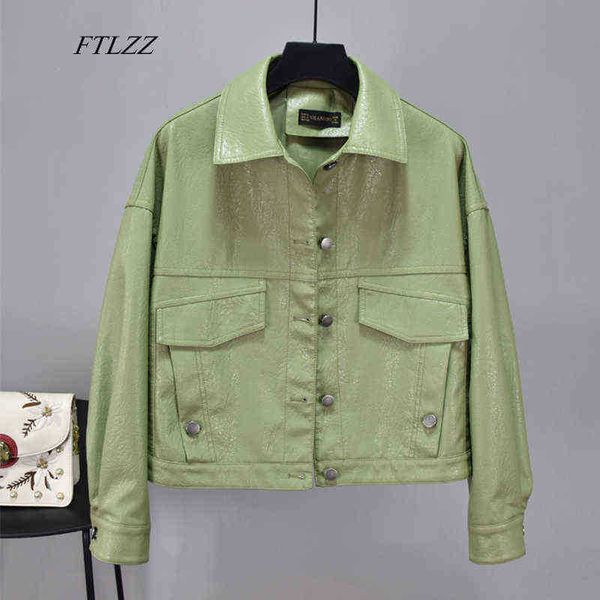ftlzz women green faux leather jacket batwing sleeve biker jacket short single breasted pu motorcycle loose jacket outerwear j220727, Black
ftlzz women green faux leather jacket batwing sleeve biker jacket short single breasted pu motorcycle loose jacket outerwear j220727, Black