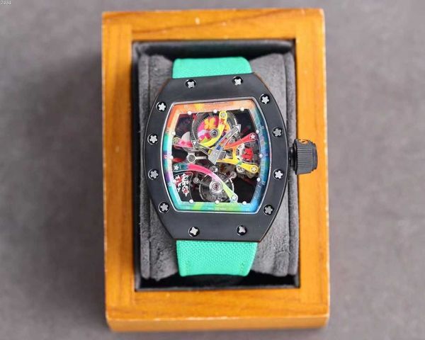 01 diver luxury mechanical watch rm68 zy factory tourbillon movement graffiti master skeleton, Slivery;black
01 diver luxury mechanical watch rm68 zy factory tourbillon movement graffiti master skeleton, Slivery;black