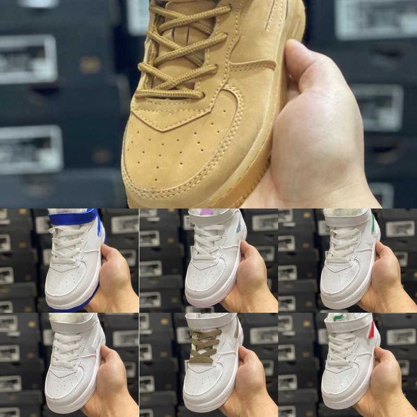 kids children forces casual shoes hook & loop boys girls 1s mid basketball shoes white wheat skateboard shoe baby toddlers students sports s
kids children forces casual shoes hook & loop boys girls 1s mid basketball shoes white wheat skateboard shoe baby toddlers students sports s