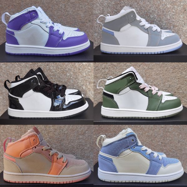 og jumpman 1 retro 1s kids basketball shoes sneakers starfish denim bred patent dark mocha chicago obsidian outdoor boy girls youth children, Black
og jumpman 1 retro 1s kids basketball shoes sneakers starfish denim bred patent dark mocha chicago obsidian outdoor boy girls youth children, Black