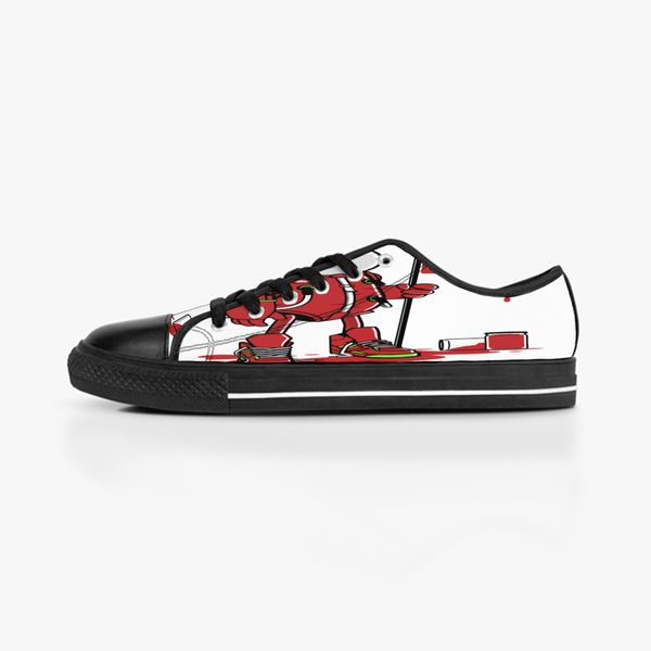 men women diy custom shoes low canvas skateboard sneakers triple black customization uv printing sports sneakers danta 152-1
men women diy custom shoes low canvas skateboard sneakers triple black customization uv printing sports sneakers danta 152-1