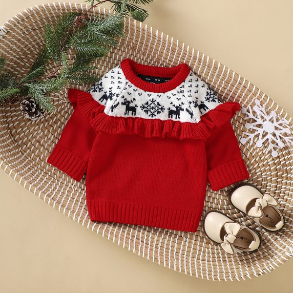 pullover christmas fashion baby boy girls warm knittedwear clothes ruffles long sleeve oneck knitted sweaters years costume 221114, Blue
pullover christmas fashion baby boy girls warm knittedwear clothes ruffles long sleeve oneck knitted sweaters years costume 221114, Blue