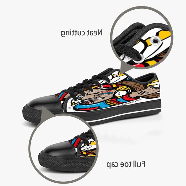 custom diy low women en shoes canvas skateboard sneakers triple black customization uv printing sports sneakers xuebi 168-3 ization
custom diy low women en shoes canvas skateboard sneakers triple black customization uv printing sports sneakers xuebi 168-3 ization