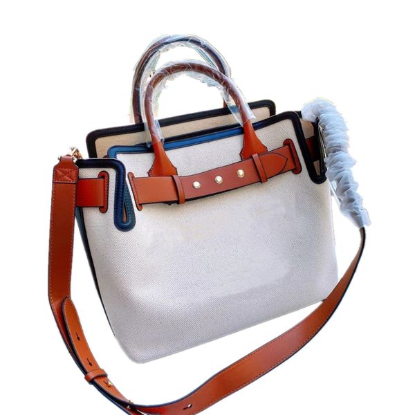 The Belt Tote 32x27CM Hand Bag Canvas Shopping Totes London England Style Golden Hardwares B Shoulder Bags Lady Handbag Women Mommy Momma Bags Stylish Boutiques, Accessories fee(not sale separately)
The Belt Tote 32x27CM Hand Bag Canvas Shopping Totes London England Style Golden Hardwares B Shoulder Bags Lady Handbag Women Mommy Momma Bags Stylish Boutiques, Accessories fee(not sale separately)