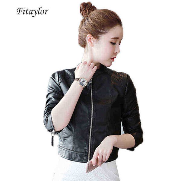 fitaylor new women faux pu leather jackets with long sleeves black zippers punk outfit slim motorcycle jacket jackets j220727
fitaylor new women faux pu leather jackets with long sleeves black zippers punk outfit slim motorcycle jacket jackets j220727