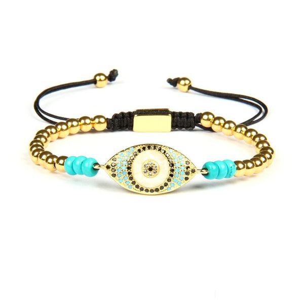 charm bracelets new party bracelets micro pave shell eye braiding bracelet with 4mm stainless steel natural blue howlite stone bea dhk8s, Golden;silver
charm bracelets new party bracelets micro pave shell eye braiding bracelet with 4mm stainless steel natural blue howlite stone bea dhk8s, Golden;silver