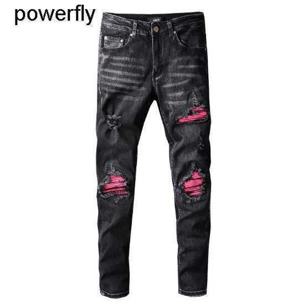 men's jeans designer light blue pierced jeans amirs men's patch slim elastic denim streetwear pants
men's jeans designer light blue pierced jeans amirs men's patch slim elastic denim streetwear pants