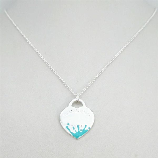 enamel s925 sterling silver blue pink splash ladies heart-shaped classic sterling silver necklace jewelry holiday gift q0531242d
enamel s925 sterling silver blue pink splash ladies heart-shaped classic sterling silver necklace jewelry holiday gift q0531242d