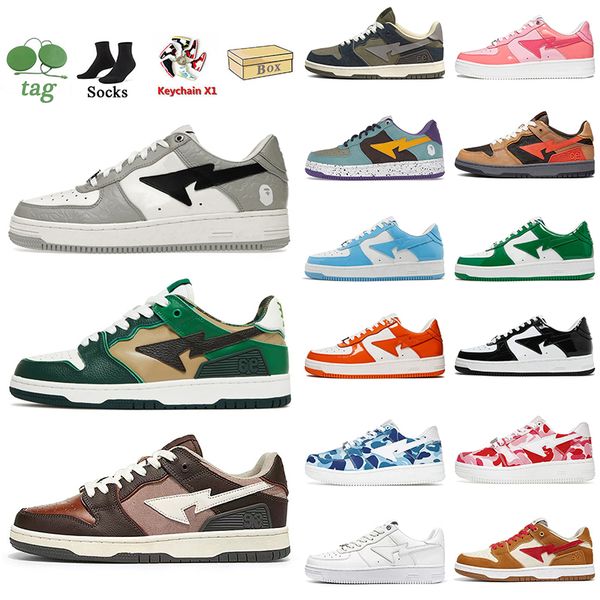 2023 fashion designer quality running shoes sk8 low women mens platform bapestas shoe vintage black yellow army green dark blue bapestas
2023 fashion designer quality running shoes sk8 low women mens platform bapestas shoe vintage black yellow army green dark blue bapestas