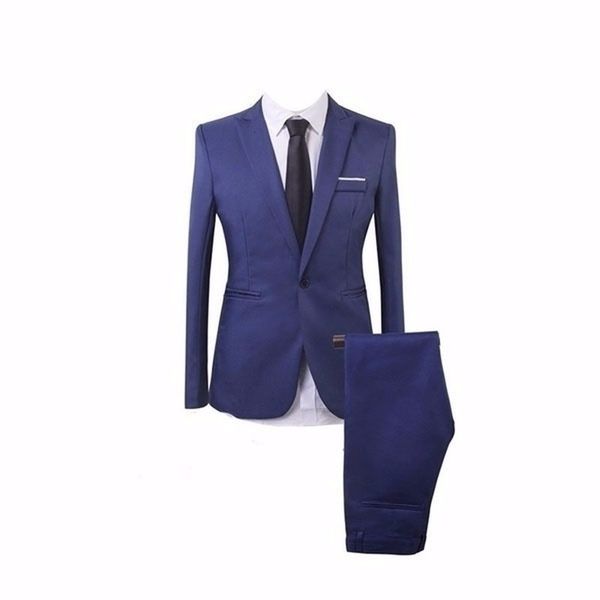 men's suits blazers white solid mens dress two-piece coat pants casual for men large size wedding trajes de hombre 221115, White;black
men's suits blazers white solid mens dress two-piece coat pants casual for men large size wedding trajes de hombre 221115, White;black