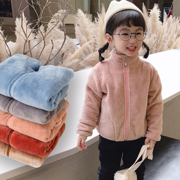 rompers spring and autumn girl cotton coat plush warm cardigan solid color baby girls jackets kids clothes girls 221114, Blue
rompers spring and autumn girl cotton coat plush warm cardigan solid color baby girls jackets kids clothes girls 221114, Blue