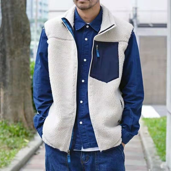 designer vests parkas s jackets lamb fleece vest for men and womens outerwear fleece jacket thick warm down couple coats loose418, Black;white
designer vests parkas s jackets lamb fleece vest for men and womens outerwear fleece jacket thick warm down couple coats loose418, Black;white