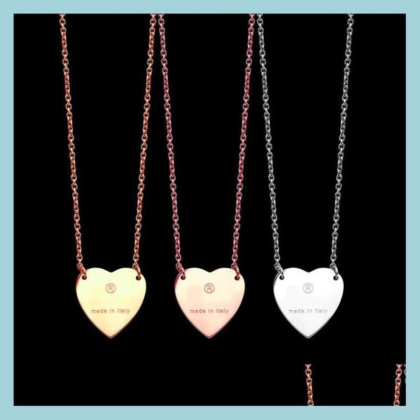 pendant necklaces high polished stainless steel simple heart pendant necklaces sliding sier rose colors gold plated classic style lo dhibc, Silver
pendant necklaces high polished stainless steel simple heart pendant necklaces sliding sier rose colors gold plated classic style lo dhibc, Silver