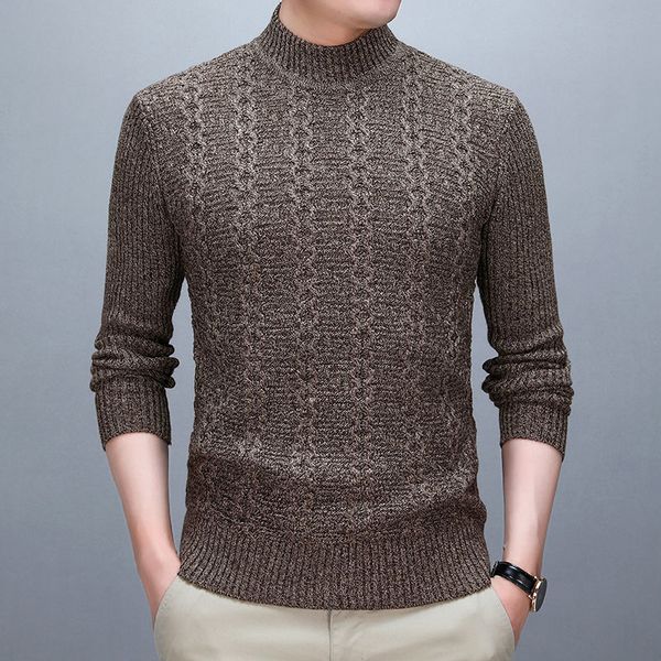 men's sweaters stylish solid color stand collar loose korean knitted sweater men clothing autumn casual pullovers allmatch warm 221111, White;black
men's sweaters stylish solid color stand collar loose korean knitted sweater men clothing autumn casual pullovers allmatch warm 221111, White;black