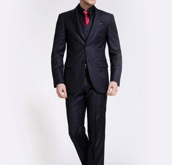 male 3 pieces suit 2017 formal slim black suits stripe groom wedding dress suit for men blazer with vest pants tie2420822, Black;gray
male 3 pieces suit 2017 formal slim black suits stripe groom wedding dress suit for men blazer with vest pants tie2420822, Black;gray