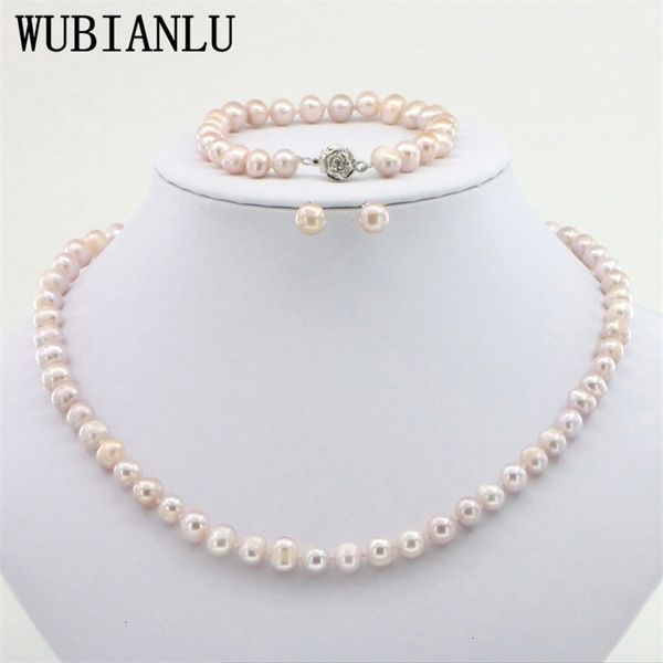 wedding jewelry sets wubianlu 4 colors 78mm pink pearl necklace bracelet earring women making design fashion style girl gift wholesale 22111, Slivery;golden
wedding jewelry sets wubianlu 4 colors 78mm pink pearl necklace bracelet earring women making design fashion style girl gift wholesale 22111, Slivery;golden