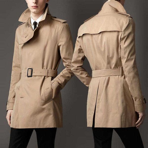 men's trench coats for men medium length handsome british style casual color spring and autumn men's -xxxxxl, Tan;black
men's trench coats for men medium length handsome british style casual color spring and autumn men's -xxxxxl, Tan;black