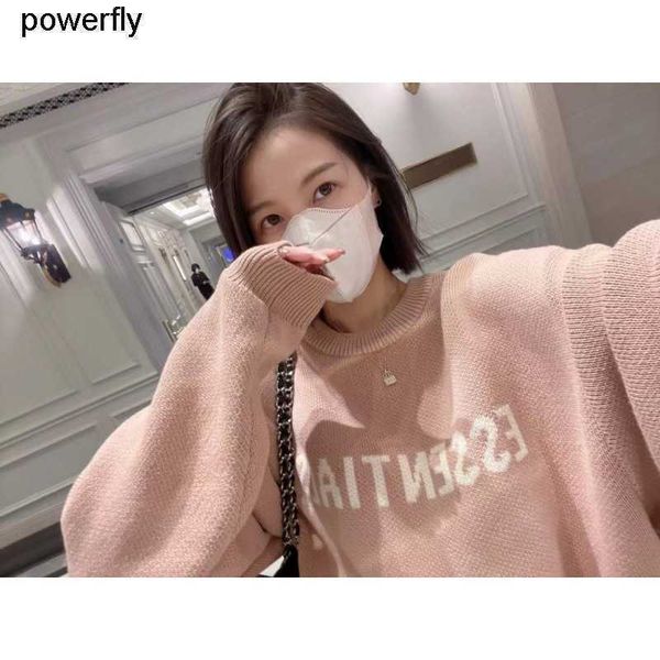 men's sweaters designer essential letters children pink round neck sweater women 2022 winter streetwear sweaters, White;black
men's sweaters designer essential letters children pink round neck sweater women 2022 winter streetwear sweaters, White;black