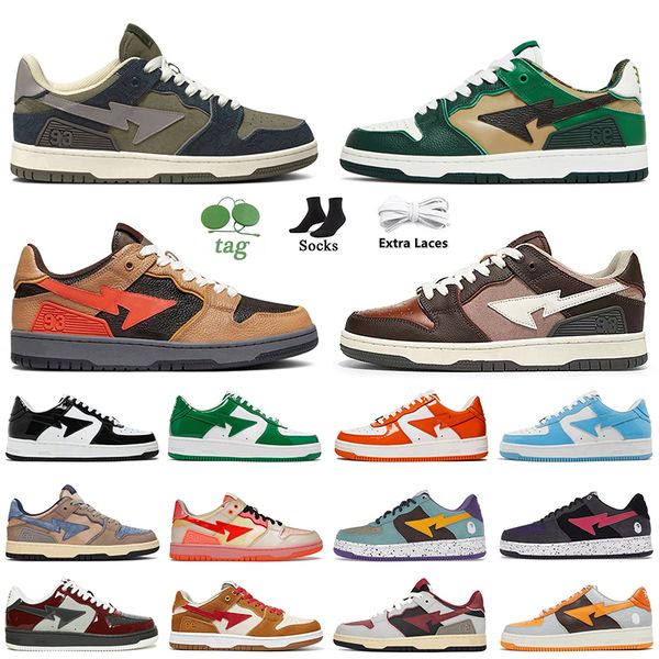 fashion bapesta 2023 sk8 low running shoes fashion designer bapestas women mens blue pink color camo combo black vintage black yellow beige
fashion bapesta 2023 sk8 low running shoes fashion designer bapestas women mens blue pink color camo combo black vintage black yellow beige