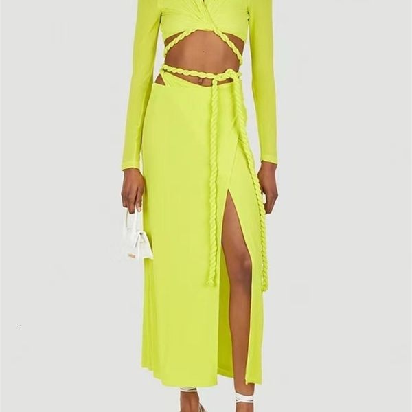 two piece dress deat fashion womens 2 pcs set vneck long sleeve bandage and lace up waist midcalf skirt female summer 17a1737 221115, White
two piece dress deat fashion womens 2 pcs set vneck long sleeve bandage and lace up waist midcalf skirt female summer 17a1737 221115, White