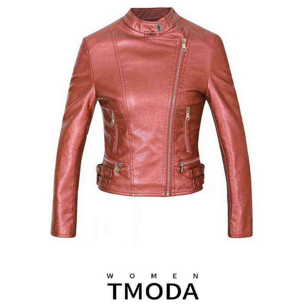 tmoda252 autumn winter women faux leather jackets lady pu motorcycle shining red zipper jacket streetwear biker outerwear j220727, Black
tmoda252 autumn winter women faux leather jackets lady pu motorcycle shining red zipper jacket streetwear biker outerwear j220727, Black