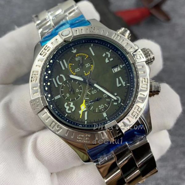 men's handsome battery watch 46mm 904l rubber stainless steel classic strap wrist watch designer fashion exquisite sapphire waterproof, Slivery;brown
men's handsome battery watch 46mm 904l rubber stainless steel classic strap wrist watch designer fashion exquisite sapphire waterproof, Slivery;brown