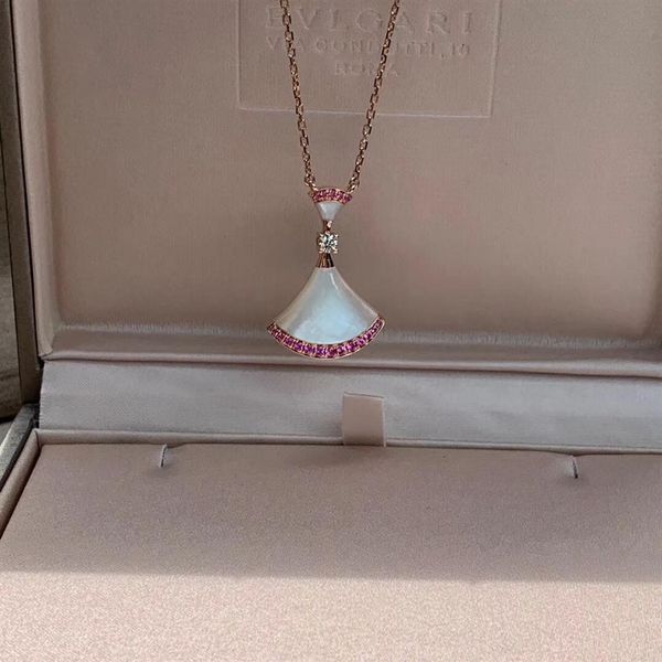 charm necklace pendant with pink color diamond fan shape in 43cm length women necklace jewelry ps5009266c, Silver
charm necklace pendant with pink color diamond fan shape in 43cm length women necklace jewelry ps5009266c, Silver