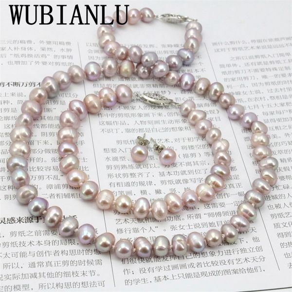 wedding jewelry sets wubianlu purpel pearl necklace fish clasp 78mm 18 inch bracelet 75 earring women making design 221115, Slivery;golden
wedding jewelry sets wubianlu purpel pearl necklace fish clasp 78mm 18 inch bracelet 75 earring women making design 221115, Slivery;golden