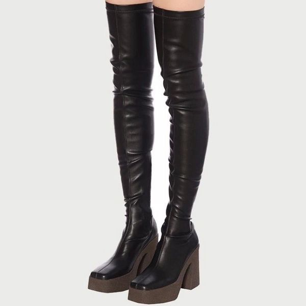 boots 9.5cm heels womens winter shoes women thigh high ladies snow boot platform shoe woman over the knee leather bottine 221115, Black
boots 9.5cm heels womens winter shoes women thigh high ladies snow boot platform shoe woman over the knee leather bottine 221115, Black