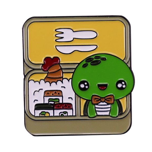 lunch box knife and fork and green turtle enamel pin badges backpack lapel pins brooches clothes gift jewelry accessories, Blue
lunch box knife and fork and green turtle enamel pin badges backpack lapel pins brooches clothes gift jewelry accessories, Blue