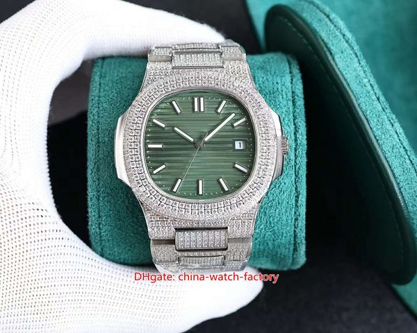 4 style zy factory mens watch 40.5mm nautilus 5719 5711 full diamond bezel bracelet platinum watches cal.324sc movement mechanical automatic, Slivery;brown
4 style zy factory mens watch 40.5mm nautilus 5719 5711 full diamond bezel bracelet platinum watches cal.324sc movement mechanical automatic, Slivery;brown