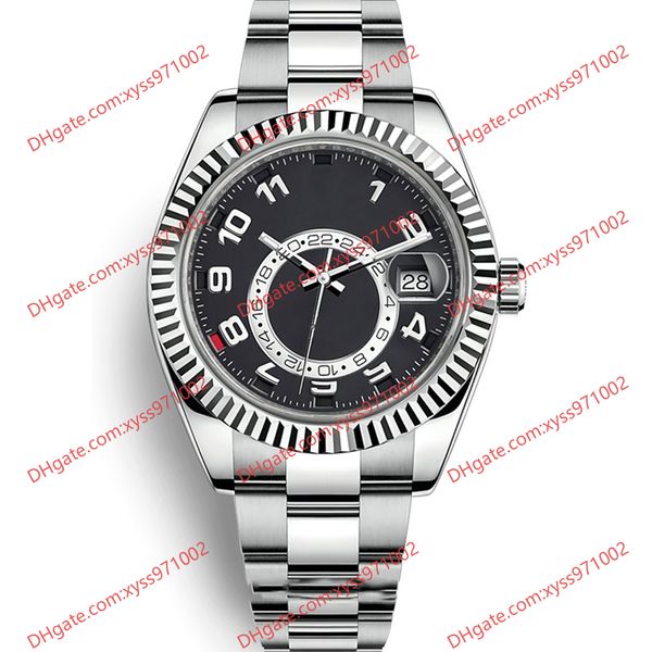 highquality men's watch 2813 sports automaton 326939 watch 42mm black dial stainless steel strap sapphire glass 326938 business watches, Slivery;brown
highquality men's watch 2813 sports automaton 326939 watch 42mm black dial stainless steel strap sapphire glass 326938 business watches, Slivery;brown