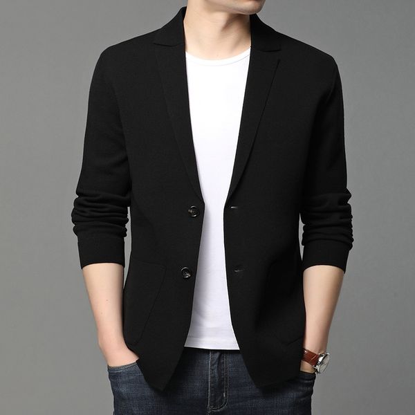 men's sweaters blazer men's british style elegant fashion highend simple business casual gentleman slim knitted sweater cardigan 2, White;black
men's sweaters blazer men's british style elegant fashion highend simple business casual gentleman slim knitted sweater cardigan 2, White;black