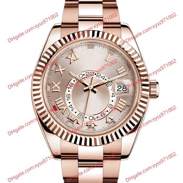 highquality men's watch 2813 sports automaton 326935 watches 42mm champagne dial rose gold stainless steel strap sapphire glass 326938, Slivery;brown
highquality men's watch 2813 sports automaton 326935 watches 42mm champagne dial rose gold stainless steel strap sapphire glass 326938, Slivery;brown
