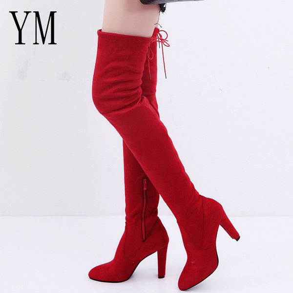 boots women casual red over the knee boots shoes winter female round toe platform high heels pumps warm snow zip mujer 43 221115, Black
boots women casual red over the knee boots shoes winter female round toe platform high heels pumps warm snow zip mujer 43 221115, Black