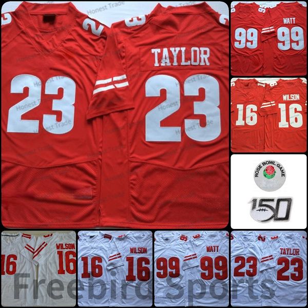 ncaa 99 j.j watt football jersey 23 jonathan taylor 16 russell wilson white color red wisconsin badgers college mens stitched jerseys mesh, Black
ncaa 99 j.j watt football jersey 23 jonathan taylor 16 russell wilson white color red wisconsin badgers college mens stitched jerseys mesh, Black