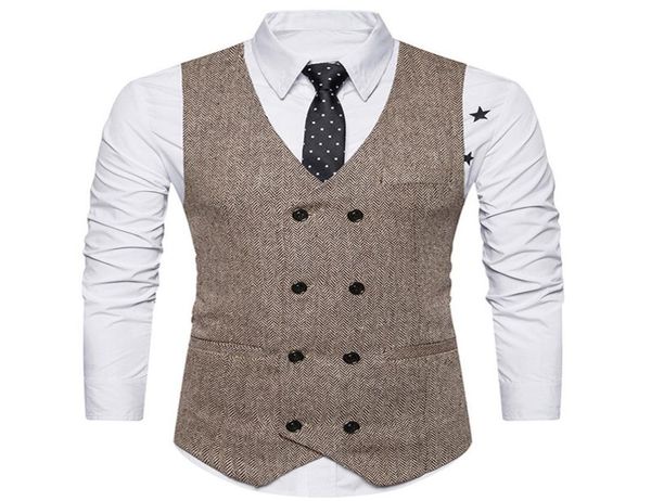 tweed men suit vest 2018 khaki formal dress suit vest woolen fashion slim fit waistcoat new arrival7077922, Black
tweed men suit vest 2018 khaki formal dress suit vest woolen fashion slim fit waistcoat new arrival7077922, Black