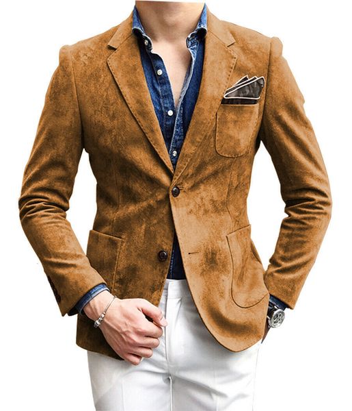 men's suits blazers formal blazer suit notch lapel suede wear coat single breasted jacket thin 221115, White;black
men's suits blazers formal blazer suit notch lapel suede wear coat single breasted jacket thin 221115, White;black