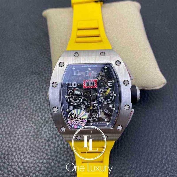new chronograph mechanical wrist watches rm11-03 luxury mens mechanics original watches felipe flyback titanium case on yellow rubb designer, Slivery;brown
new chronograph mechanical wrist watches rm11-03 luxury mens mechanics original watches felipe flyback titanium case on yellow rubb designer, Slivery;brown