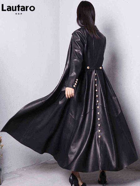 lautaro autumn long skirted red black faux leather trench coat for women double breasted elegant luxury fashion 4xl 5xl 6xl 7xl j220727
lautaro autumn long skirted red black faux leather trench coat for women double breasted elegant luxury fashion 4xl 5xl 6xl 7xl j220727