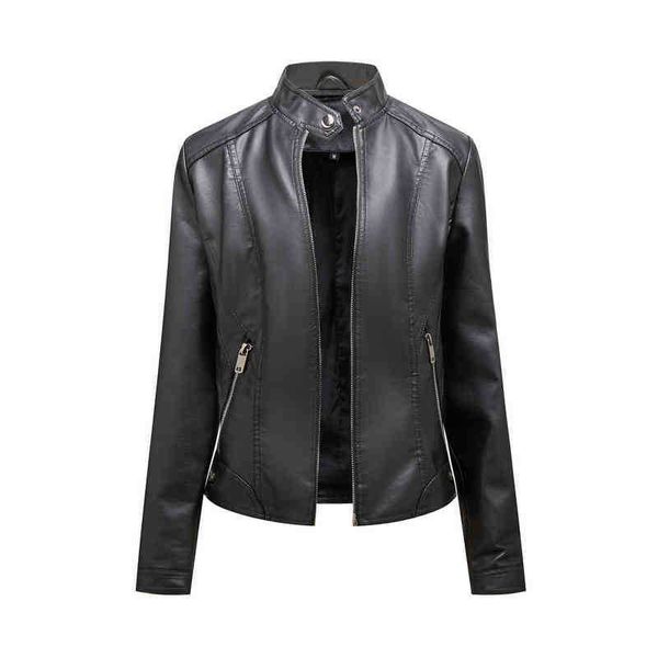 faux leather jacket women fashion casual jackets for women 2022 spring autumn coat ladies black red brown green veste femme j220727
faux leather jacket women fashion casual jackets for women 2022 spring autumn coat ladies black red brown green veste femme j220727