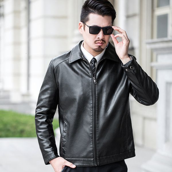men's fur faux fur brand clothing men's spring autumn slim casual leather jacketmale fashion leather blazersman leisure clothing 4, Black
men's fur faux fur brand clothing men's spring autumn slim casual leather jacketmale fashion leather blazersman leisure clothing 4, Black