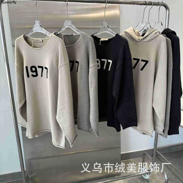 men's sweaters designer essential neck sweater loose men women fashion streetwear sweater, White;black
men's sweaters designer essential neck sweater loose men women fashion streetwear sweater, White;black