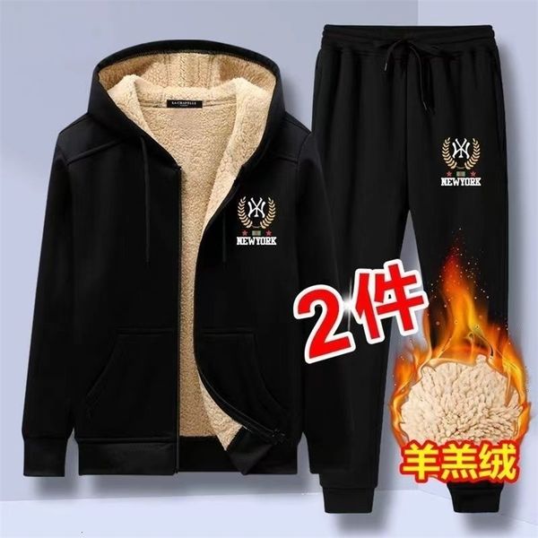 mens tracksuits plus size m5xl sets winter warm fleece tracksuit fashion hoodiespants set men casual thick sportswear hooded clothes 221115, Gray
mens tracksuits plus size m5xl sets winter warm fleece tracksuit fashion hoodiespants set men casual thick sportswear hooded clothes 221115, Gray
