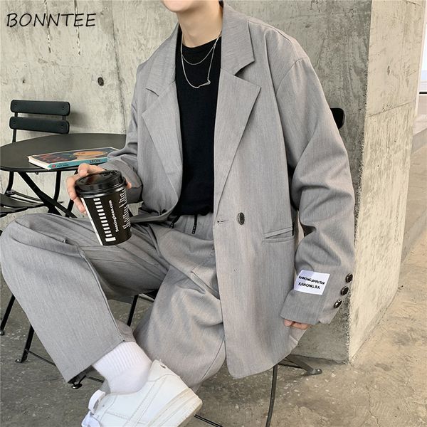men's suits blazers men loose long sleeve double breasted fashionable plus size s-3xl korean style students all-match ins streetwear 22, White;black
men's suits blazers men loose long sleeve double breasted fashionable plus size s-3xl korean style students all-match ins streetwear 22, White;black