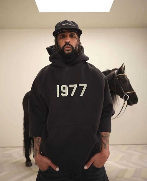 designer mens womens hoodie essentialss sweatshirts winter sweaters bodywear 1977 couples feet god hooded winter long sleeves, Black
designer mens womens hoodie essentialss sweatshirts winter sweaters bodywear 1977 couples feet god hooded winter long sleeves, Black