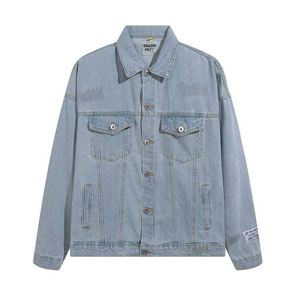 jackets fashion galleryes dept american embroidery letter denim jacket male spring and autumn street loose coat female, Black;brown
jackets fashion galleryes dept american embroidery letter denim jacket male spring and autumn street loose coat female, Black;brown