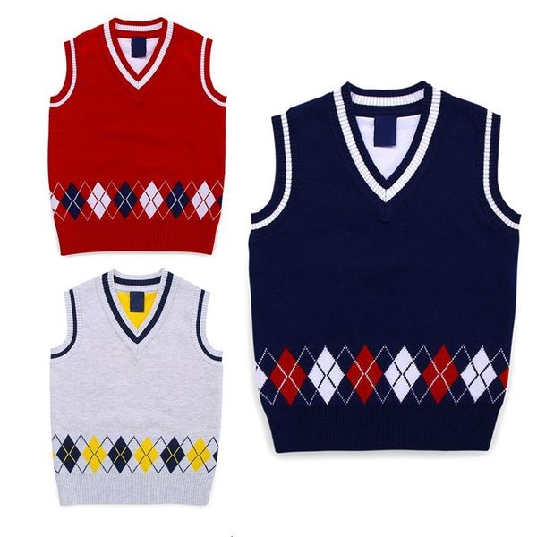 pullover autumn spring casual kids boys girls outerwear sweater vest argyle v neck sleeveless knit school waistcoat 2-7t 221115, Blue
pullover autumn spring casual kids boys girls outerwear sweater vest argyle v neck sleeveless knit school waistcoat 2-7t 221115, Blue