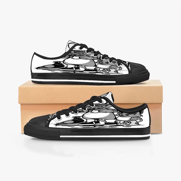 custom shoes classic canvas low cut skateboard casual triple black accept customization uv printing low mens womens sports sneakers breathab
custom shoes classic canvas low cut skateboard casual triple black accept customization uv printing low mens womens sports sneakers breathab